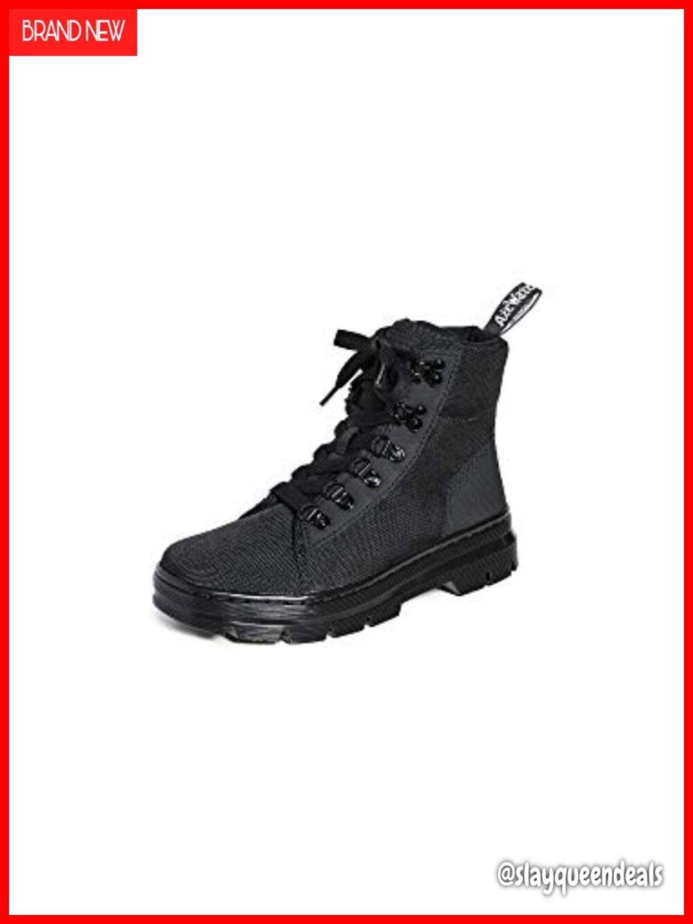 Dr Martens Combs W Combat Boots Extra Tough Nylon Welted Mid Calf Round Toe
